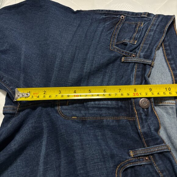 Old Navy Original Mid-Rise Bootcut Jeans 10 Long Dark Wash Stretch Denim - Picture 10 of 11